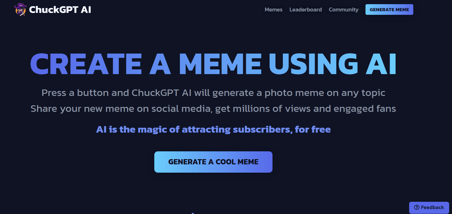 AI Meme Generator - Turn text into memes in seconds